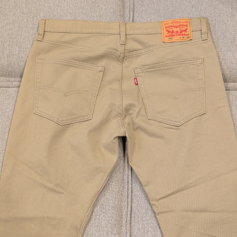 Levi's Tan Khaki Back-Pocket Jeans